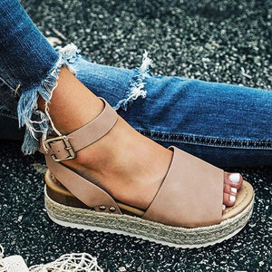 Women Sandals Plus Size Wedges Shoes For Women High Heels Sandals Summer Shoes 2019 Flip Flop Chaussures Femme Platform Sandals